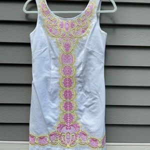 Lilly Pulitzer White, Pink and Yellow Dress